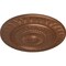 Ekena Millwork Christopher Ceiling Medallion, Hand-Painted Polished Copper, 26 5/8"OD x 2 1/4"P CM26CSPOS - alternate 3